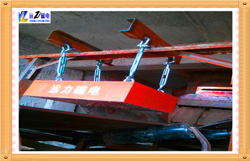 悬挂式永磁除铁器，江苏rcyb悬挂式永磁除铁器_内部磁块安装方法_江苏rcyb悬挂式永磁除铁器视频定制供应型号价格 